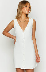 Maurice White Button Up Mini Dress Image