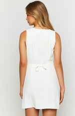Maurice White Button Up Mini Dress Image
