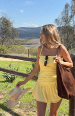 Milly Yellow Mini Dress Image