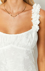 My Flower White Mini Dress Image
