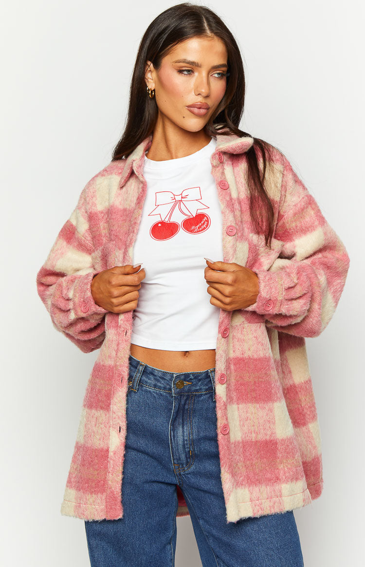 Neve Pink Check Jacket Image