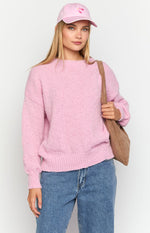 Oxford Pink Knit Sweater Image