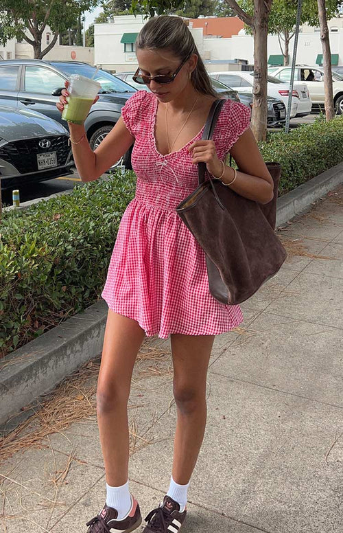 Women's gingham playsuit top