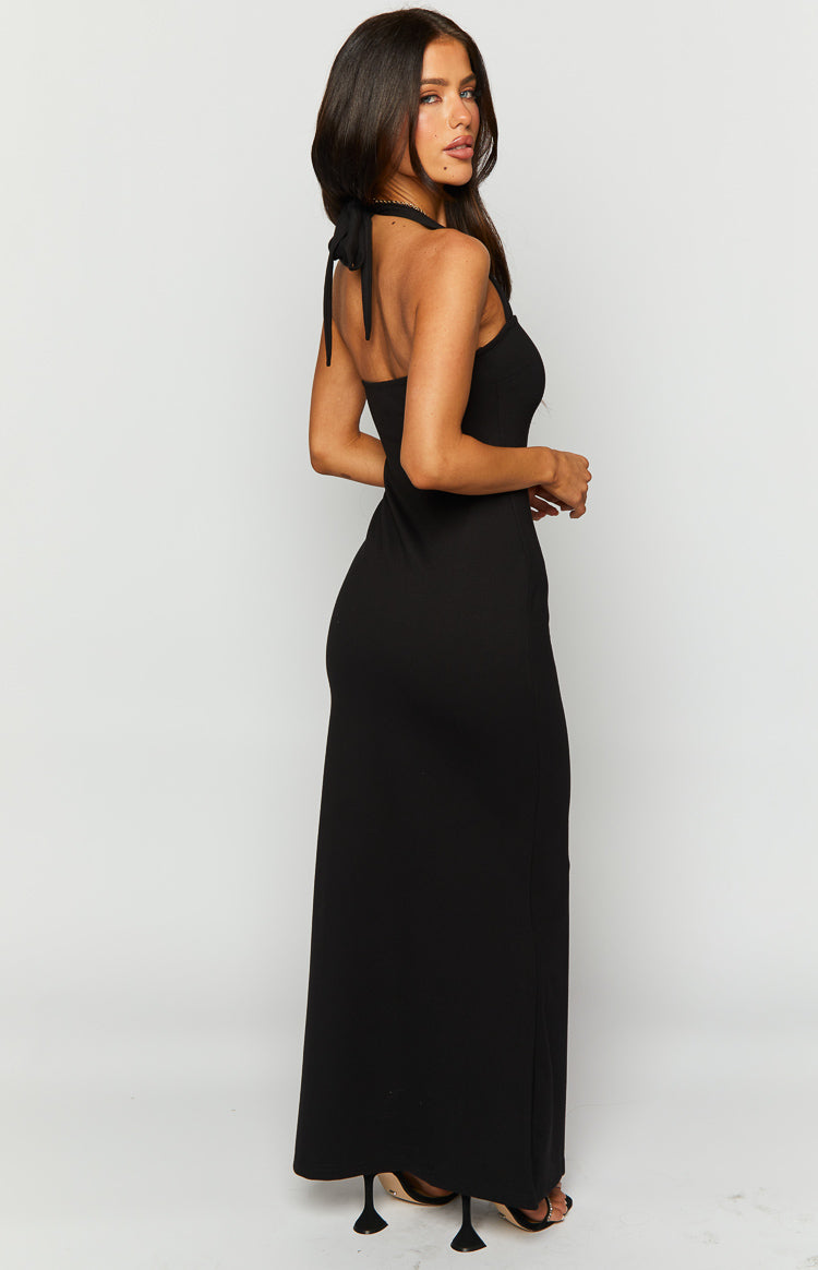 Shop Formal Dress - Raylan Black Maxi Dress third image