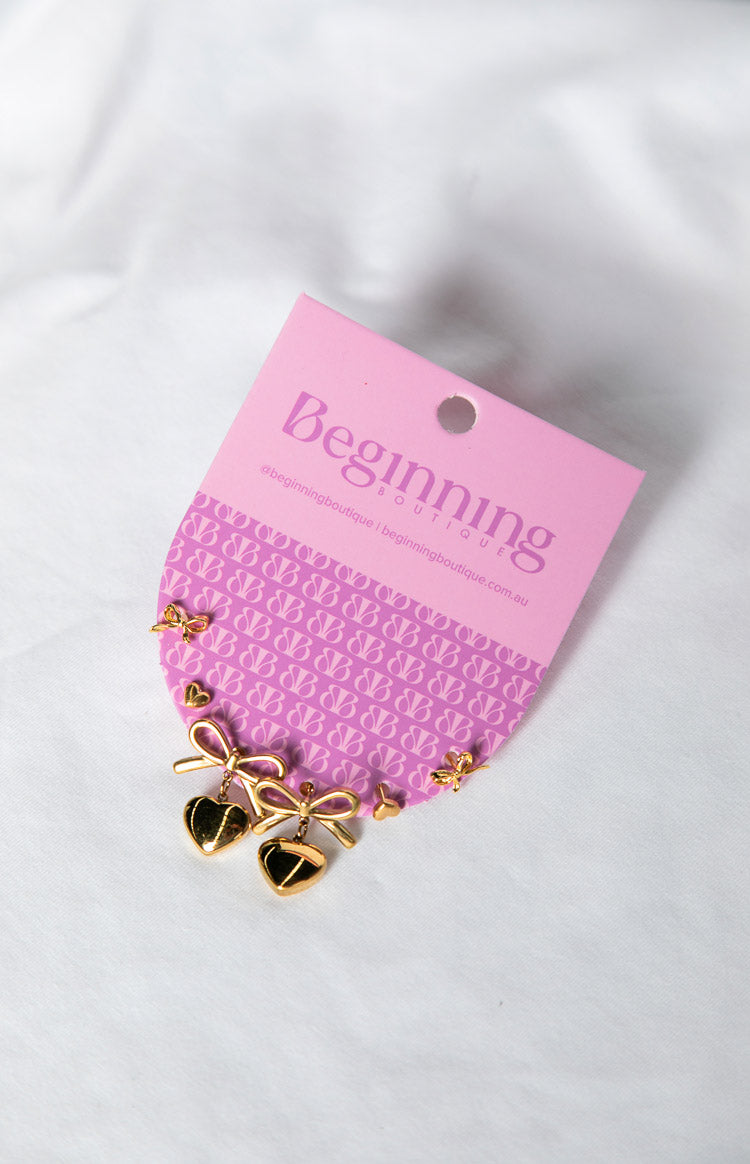 Rianne Gold Earrings 3 Pack (FREE over $180) Image