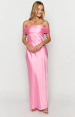 Seraphina Pink Off The Shoulder Maxi Dress Image