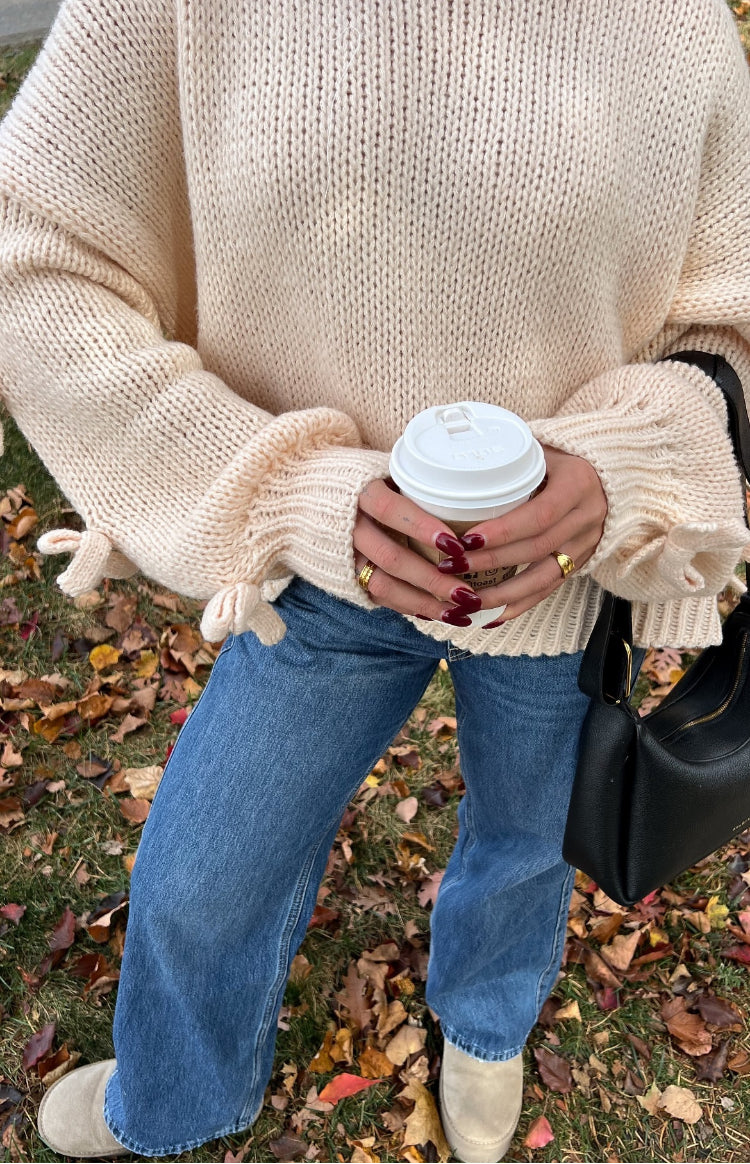 Short and Sweet Cream Knit Jumper Image