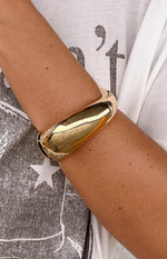 Steph Gold Cuff Bracelet Image