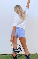 The Laundry Room First Rodeo White Oversized Tee Image
