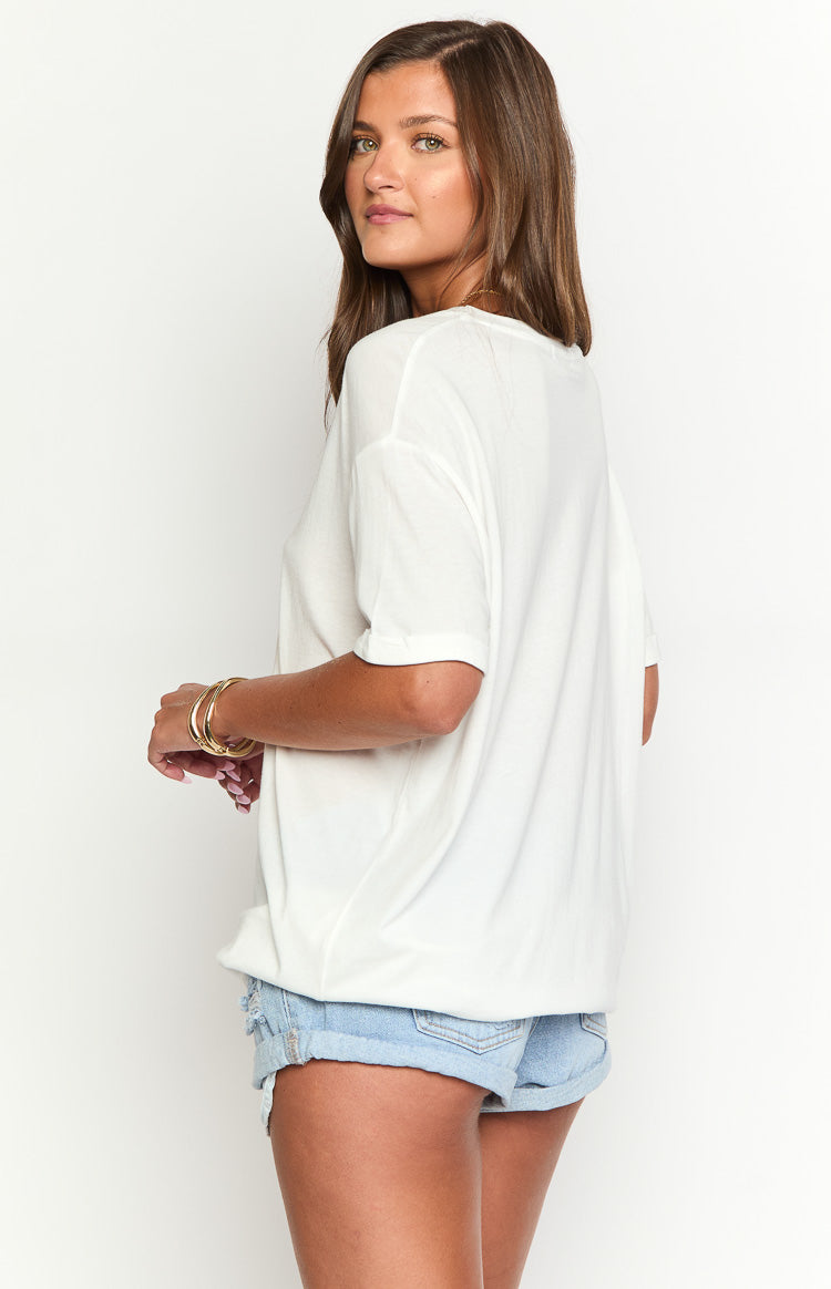The Laundry Room First Rodeo White Oversized Tee Image