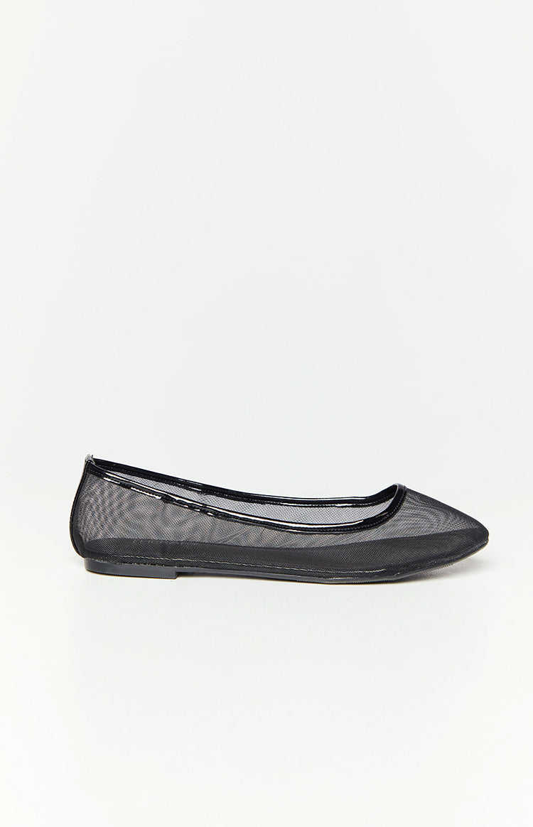 Therapy Arlo Black Crinkle Patent PU Ballet Flats – Beginning Boutique