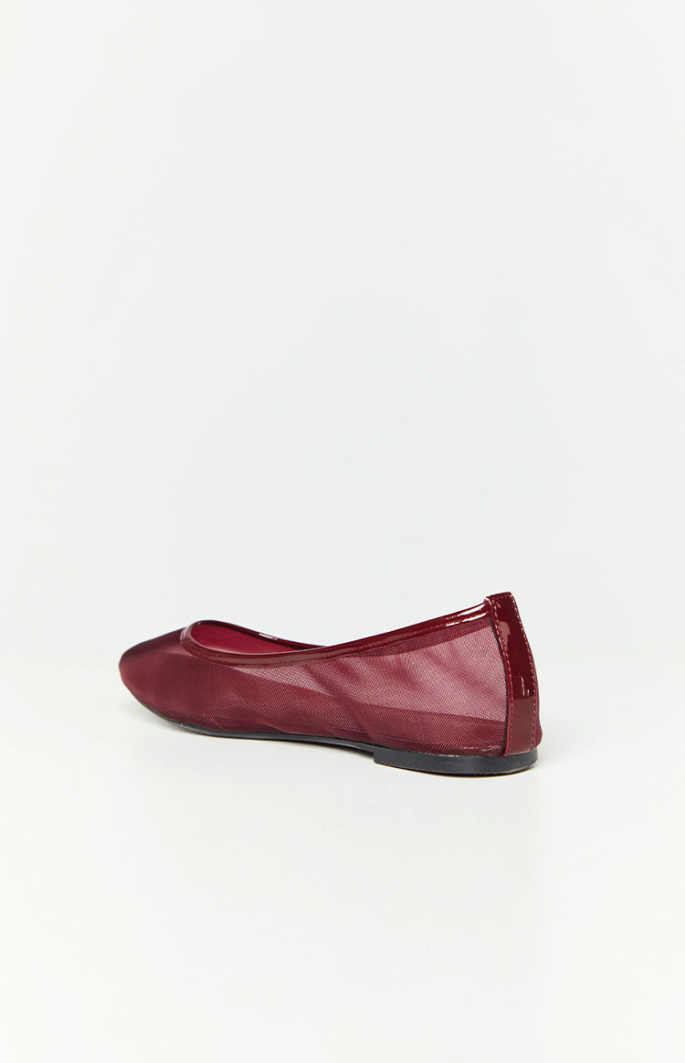 Therapy Arlo Cherry Patent PU Ballet Flats Image