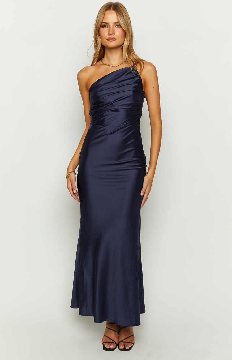 Shop Formal Dress - Tina Navy Formal Maxi Dress featured image