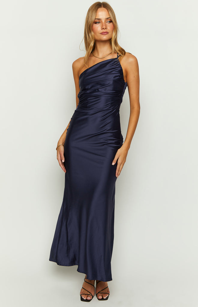 Tina Navy Formal Maxi Dress – Beginning Boutique