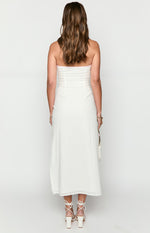 Vanity White Strapless Maxi Dress Image