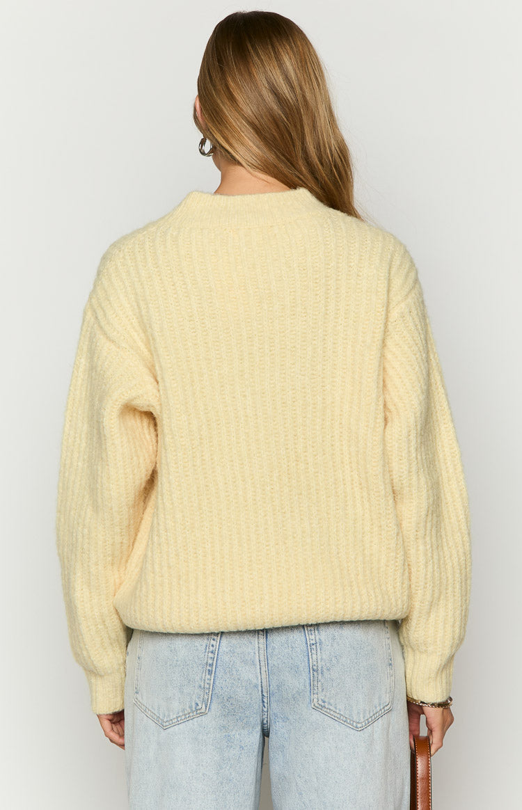 Ace Yellow Oversized Sweater Image