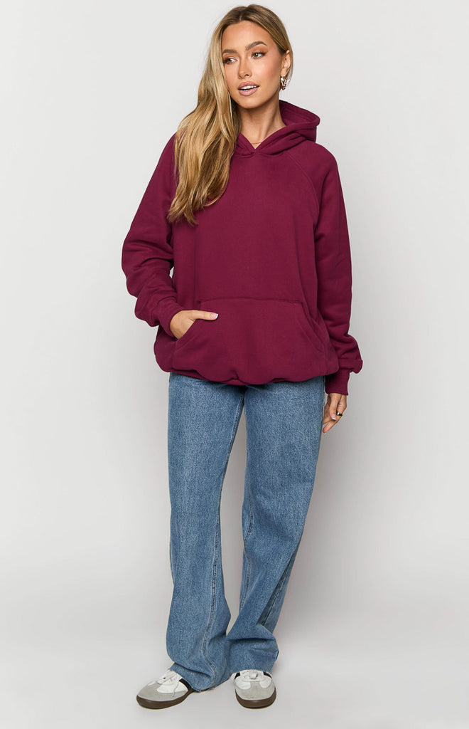 Beginning Red Tennis Club Bubble Hoodie – Beginning Boutique