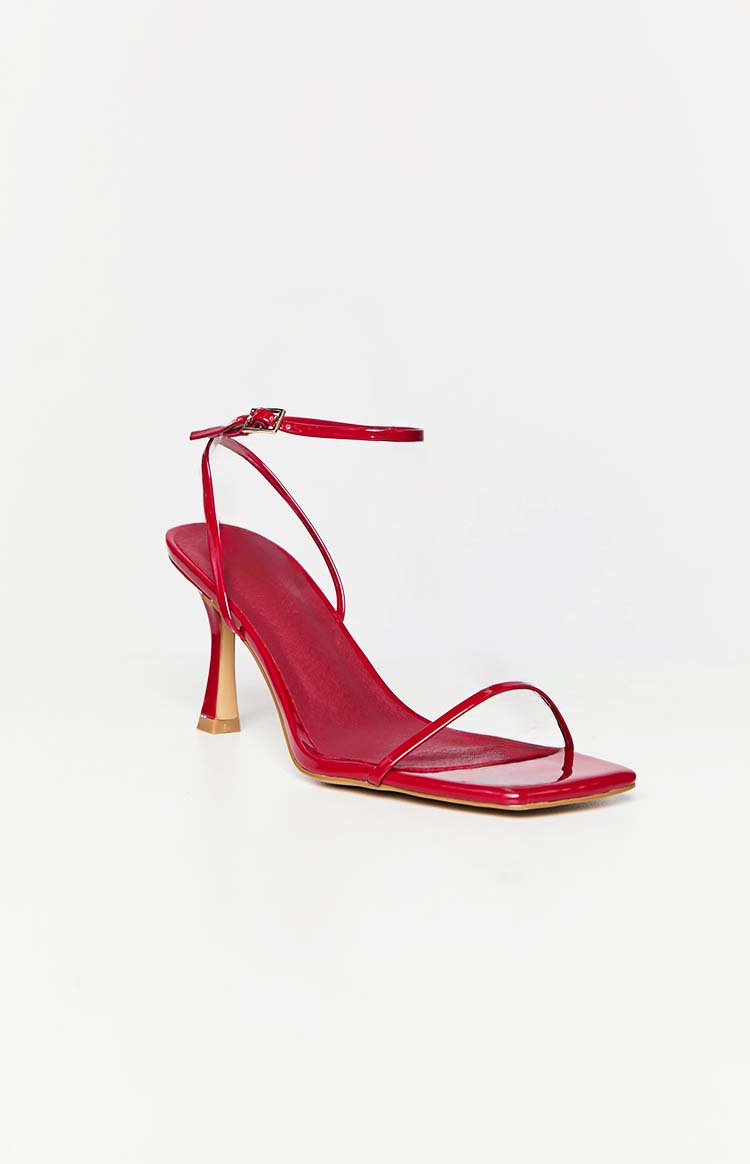 Billini Judy Strawberry Patent Heels Image