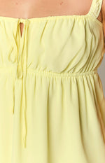 Brooke Yellow Mini Dress Image