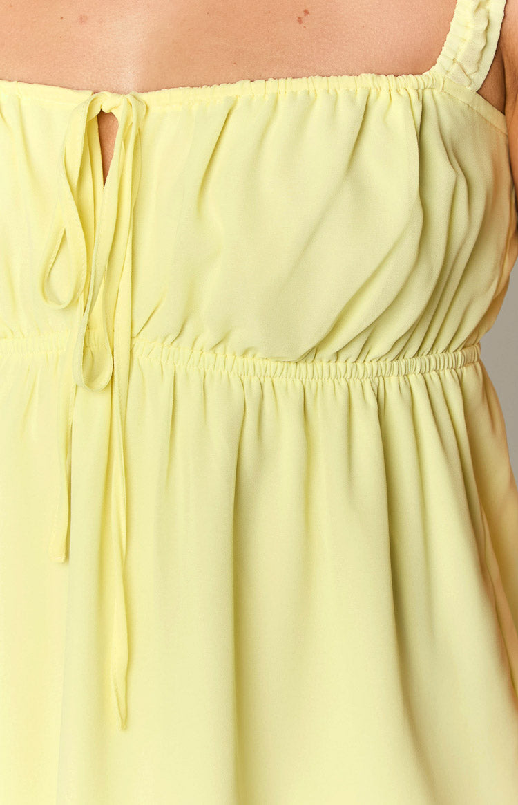 Brooke Yellow Mini Dress Image