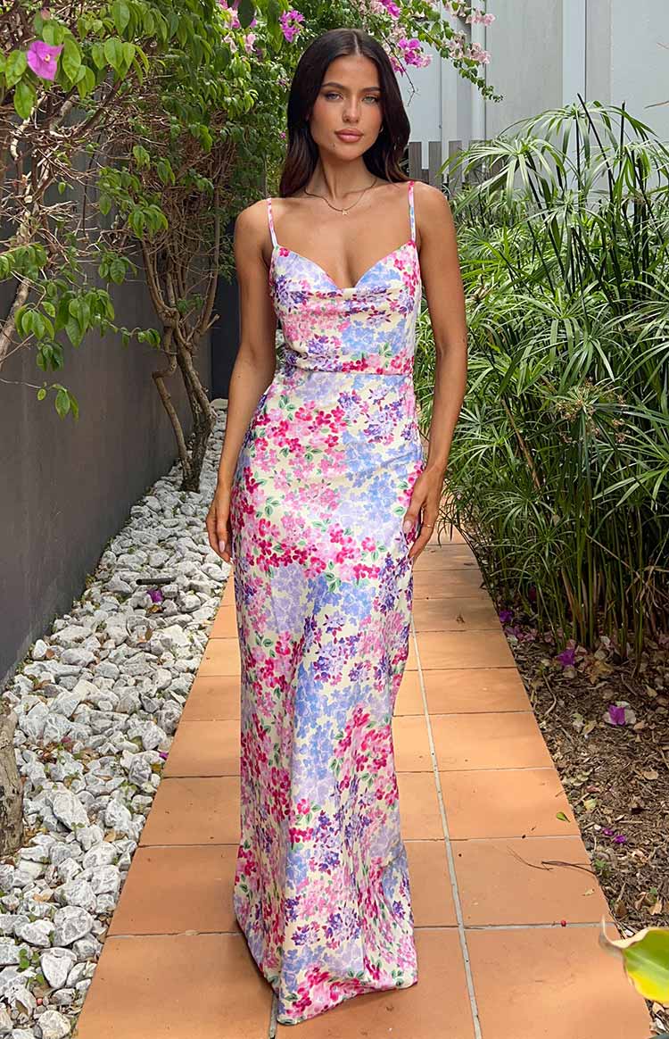 A floral dress best sale