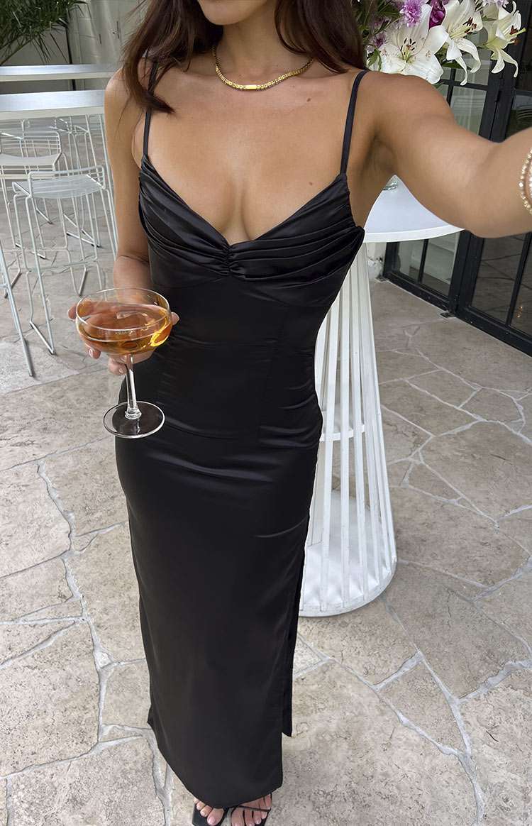 Honey Black Maxi Dress Image