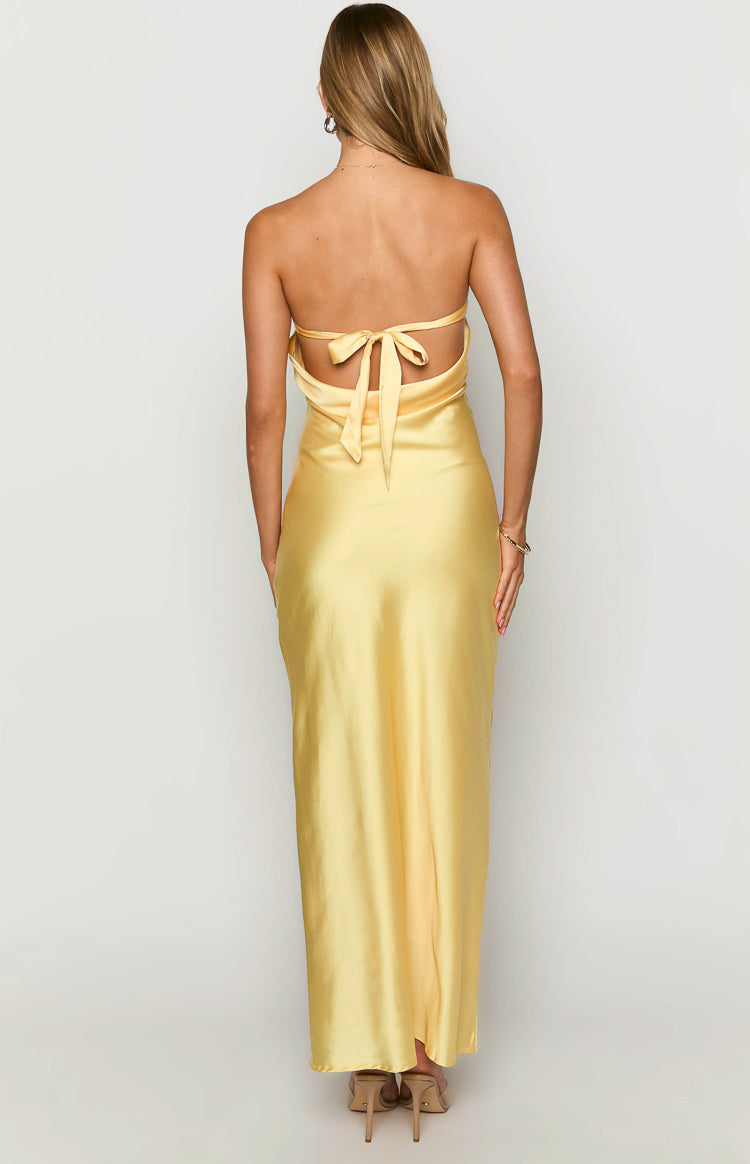 Libra Yellow Maxi Dress Image