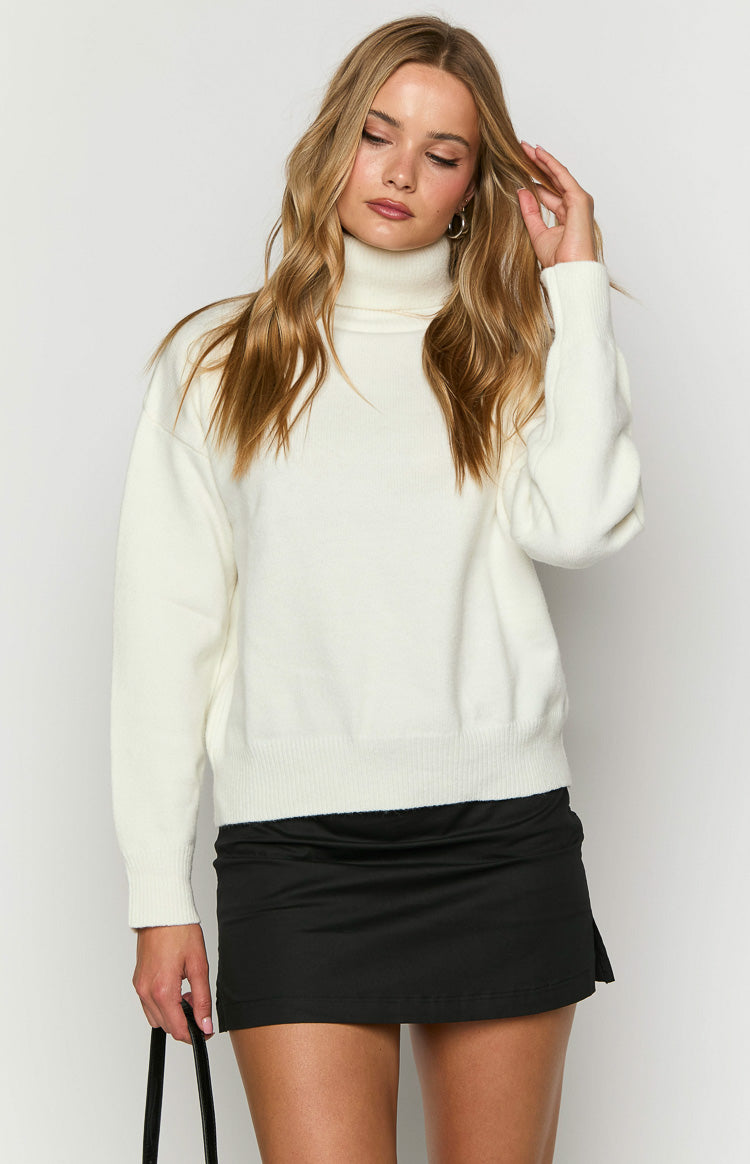 Love Lies Cream Sweater Image