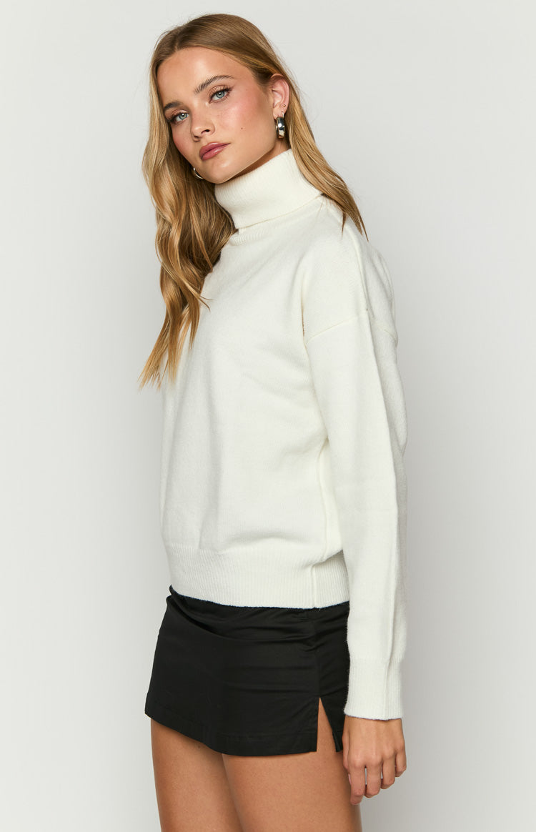 Love Lies Cream Sweater Image