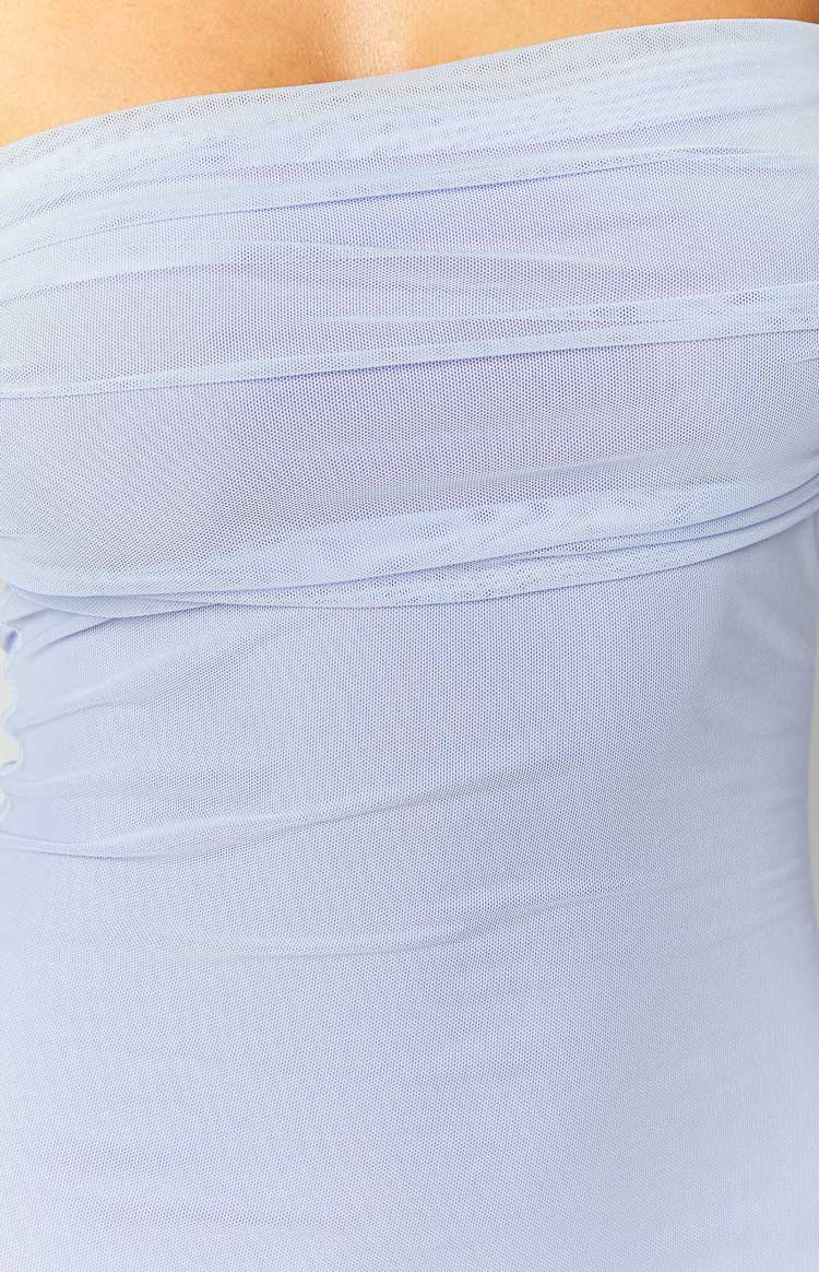 Odette Lilac Long Sleeve Formal Maxi Dress Image