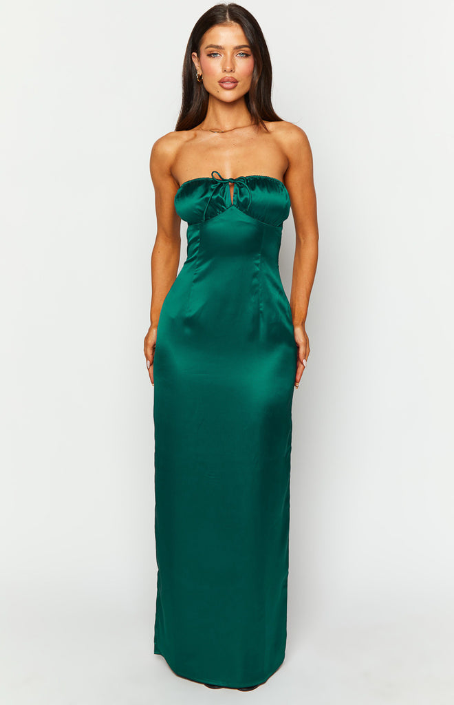 Soph Emerald Maxi Dress – Beginning Boutique