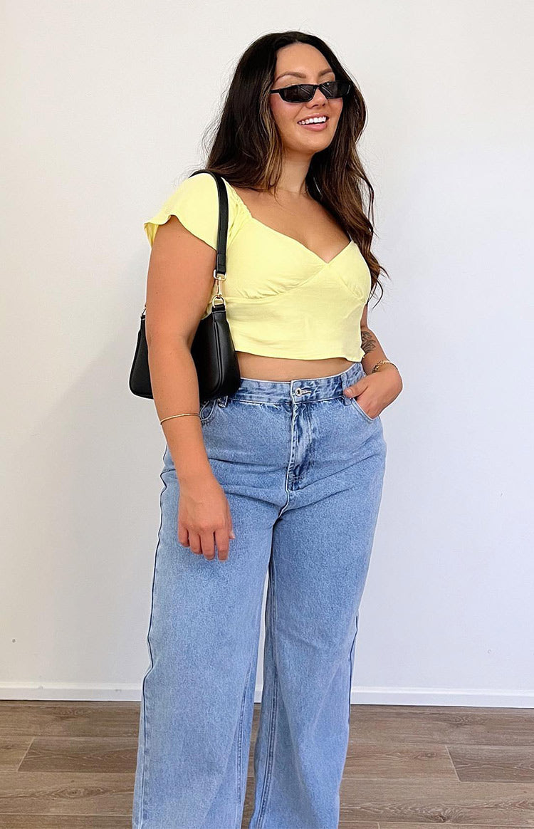 Anna Yellow Top – Beginning Boutique