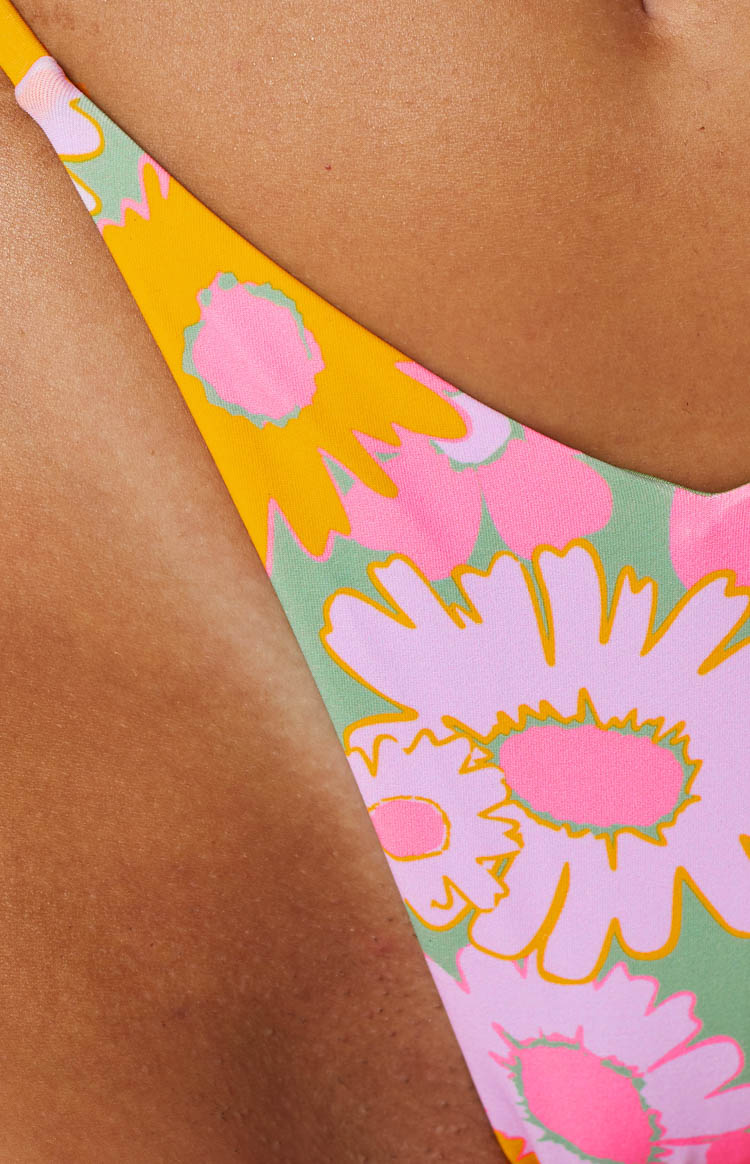 9.0 Swim Blake V Bottoms Retro Floral Image