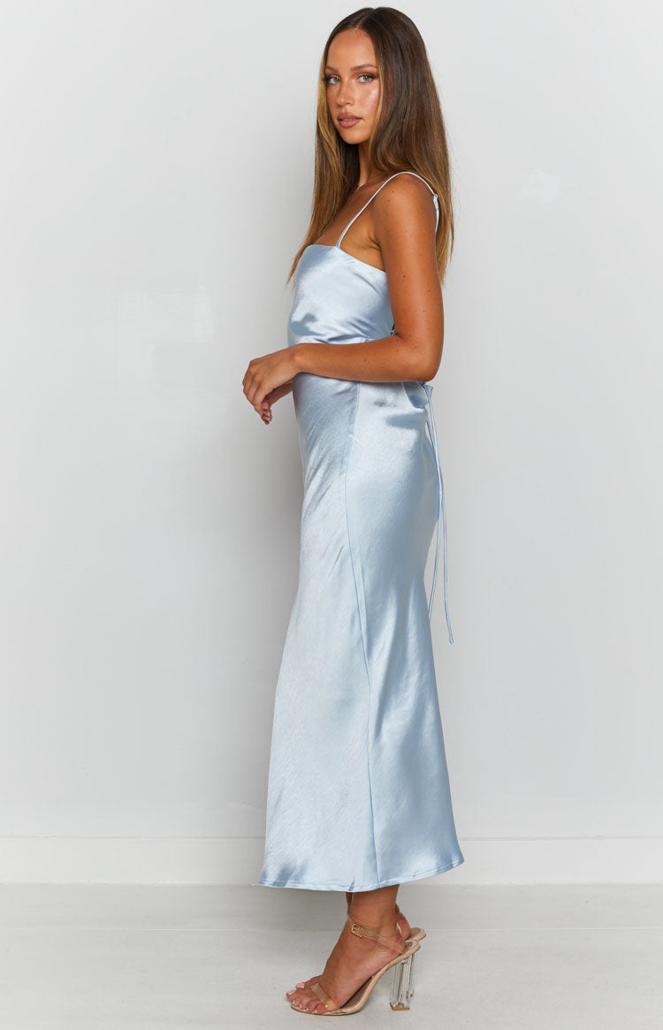 Amaryllis Dress Baby Blue – Beginning Boutique