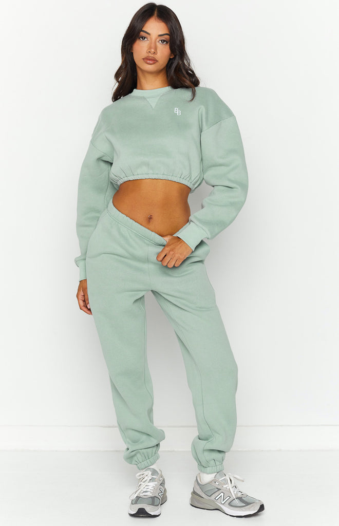 Annie Mineral Cropped Sweater – Beginning Boutique