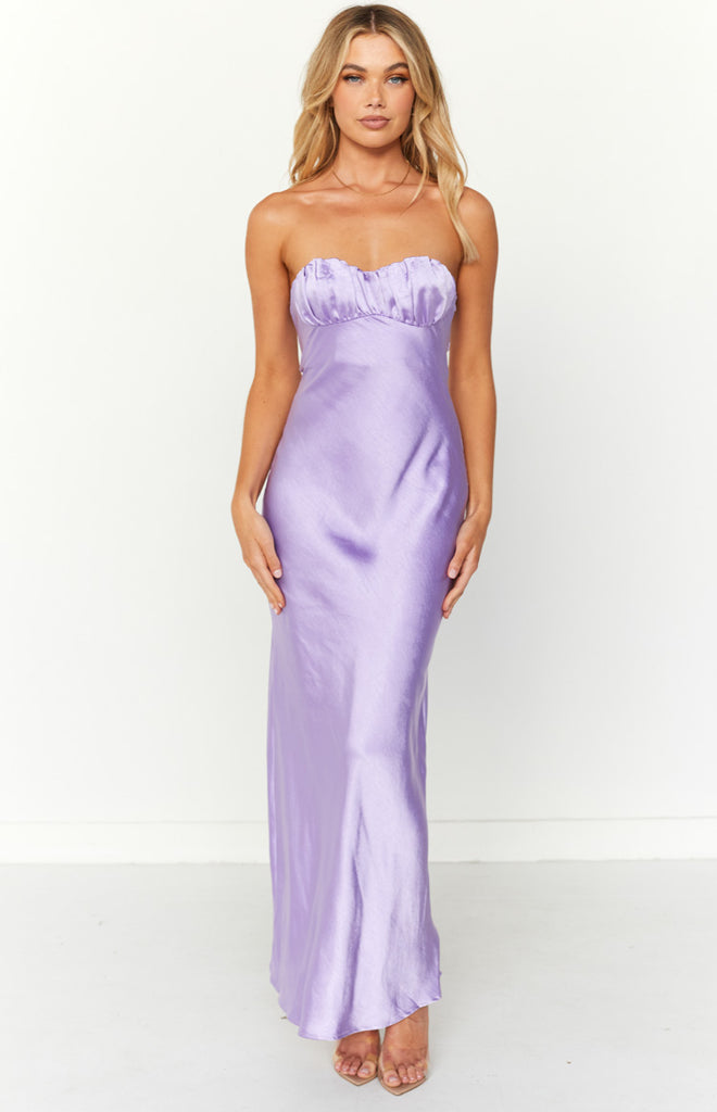 Arielle Purple Maxi Dress – Beginning Boutique