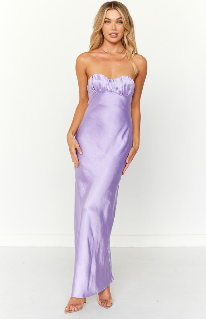 Arielle Purple Maxi Dress – Beginning Boutique