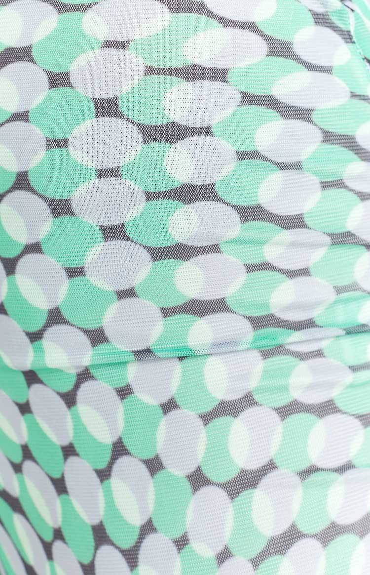 Avalon Green Mesh Mid Rise Pant Image