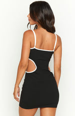 Barbi Black Cut Out Mini Dress Image