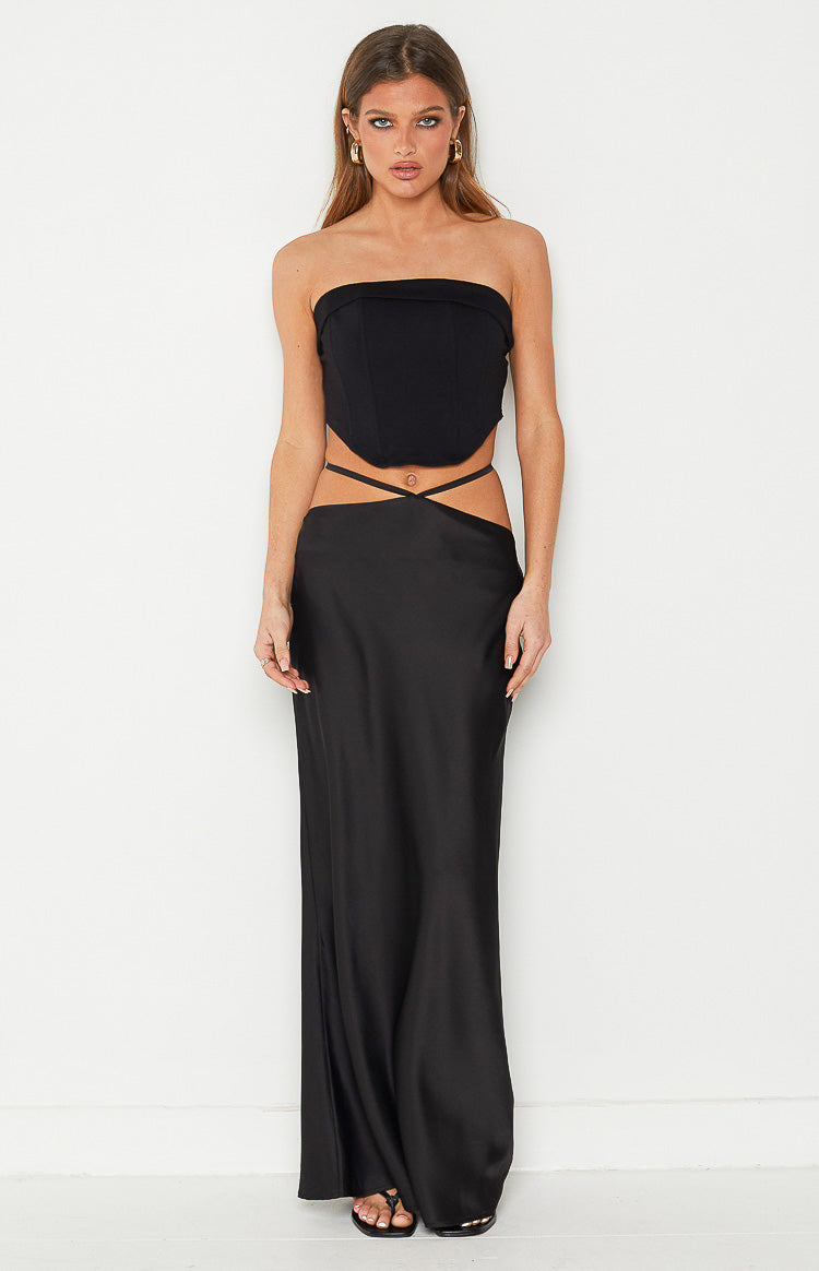 Bethenie Black Maxi Skirt Image