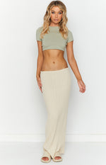 Chantal Sage Cropped Tee Image