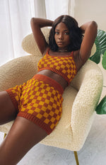 Checkers Cropped Cami Multi Image