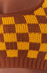 Checkers Cropped Cami Multi Image