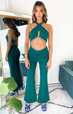 Clifford Teal Halter Top Image