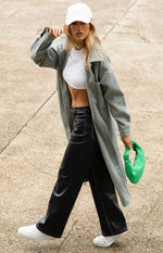 Cullen Grey Longline Shacket Image