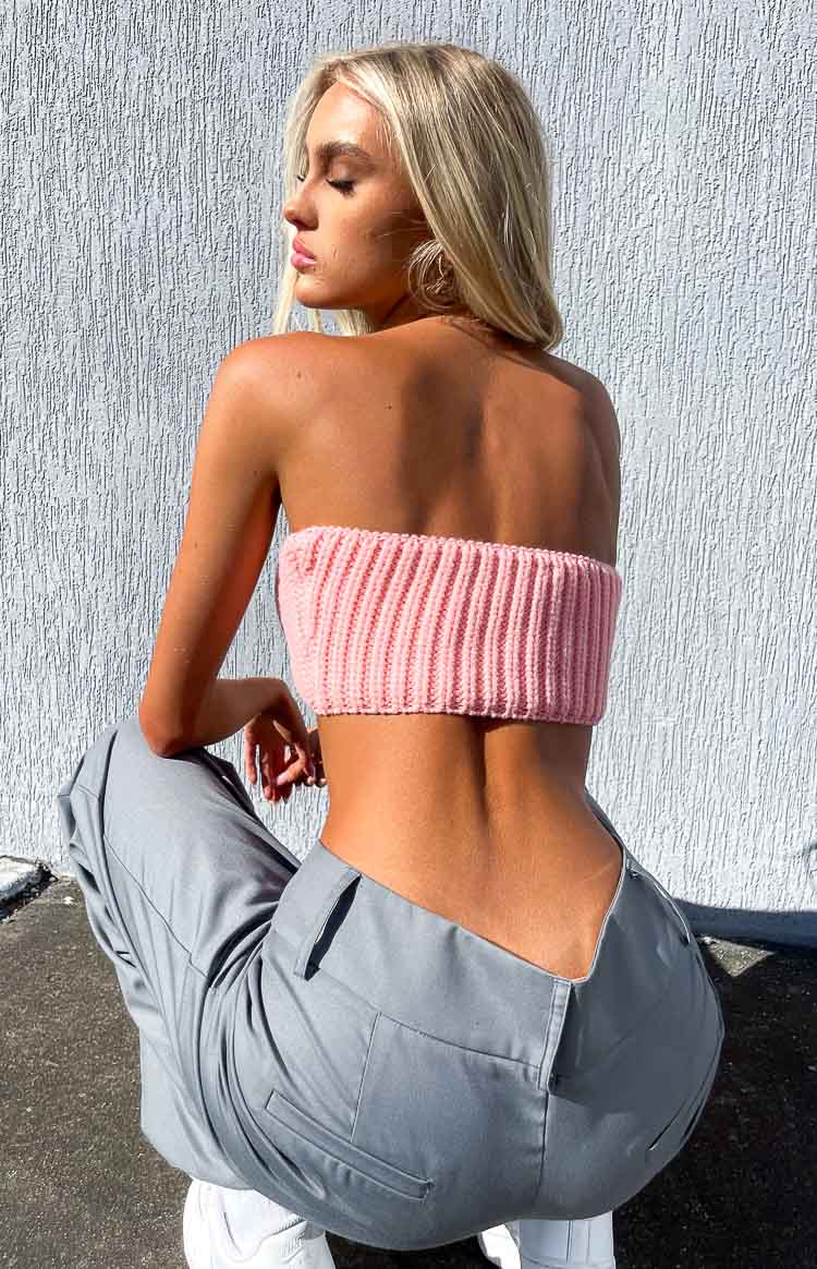 Debbie Pink Knit Bandeau Image
