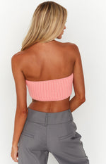 Debbie Pink Knit Bandeau Image
