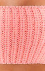 Debbie Pink Knit Bandeau Image