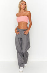 Debbie Pink Knit Bandeau Image