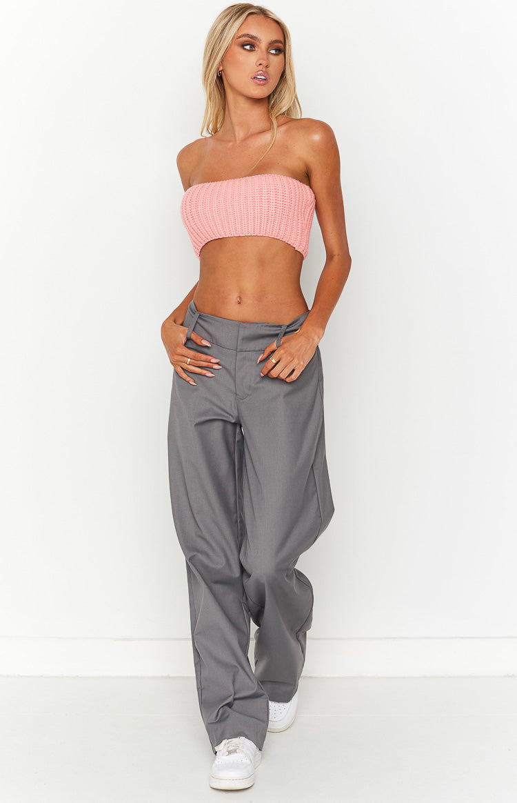 Debbie Pink Knit Bandeau Image